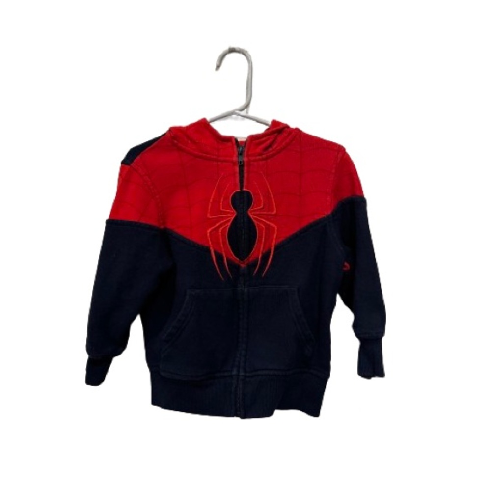 Marvel Spider-Man Zip Up Sweater Boys Size 3T